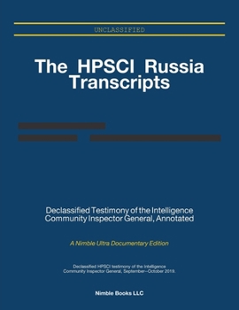 Paperback The HPSCI Russia Transcripts Book