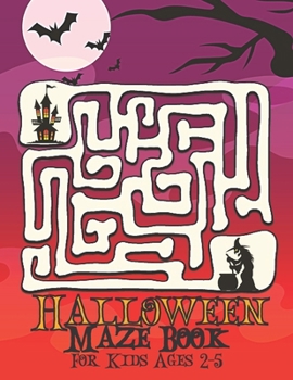 Paperback Halloween Maze Book For Kids Ages 2-5 Book