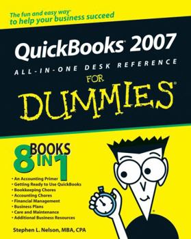 Paperback QuickBooks 2007 AIO DeskRef FD Book