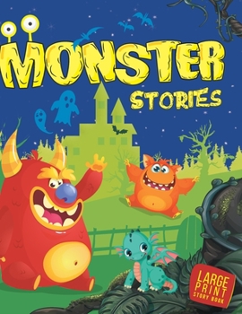 Hardcover Large Print: Monster Stories Book