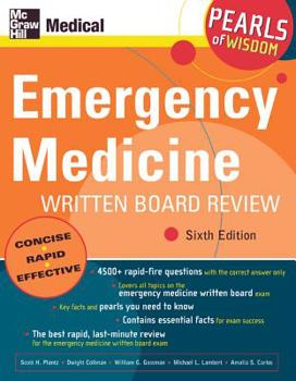 Paperback Emergency Medicine Written Board Review Book