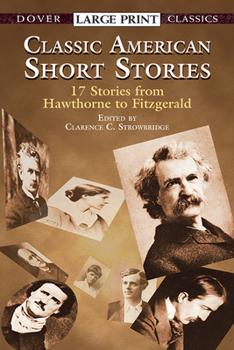Paperback Classic American Short Stories [Large Print] Book