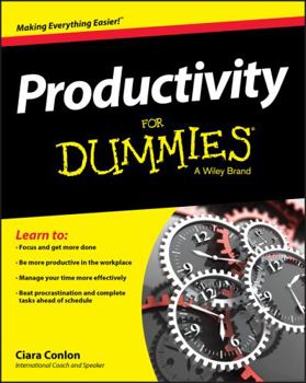 Paperback Productivity for Dummies Book