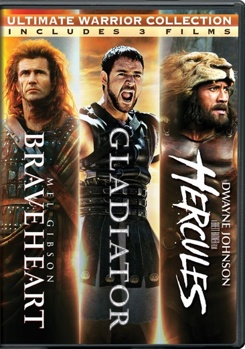 DVD Braveheart / Gladiator / Hercules Book