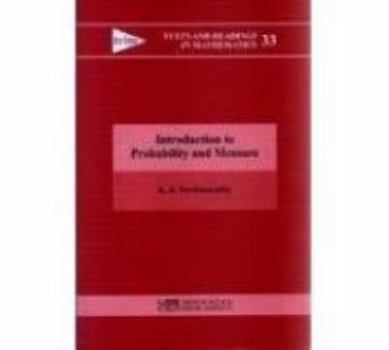 Paperback Introduction to Probability and Measure Book