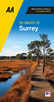 Paperback 50 Walks in Surrey Book