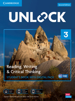 Paperback Unlock Level 3 Reading, Writing and Critical Thinking Student's Book with Digital Pack [With eBook] Book