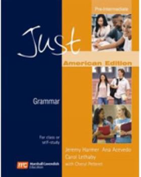 Paperback Just Grammar Pre-Intermediate (AME) Book