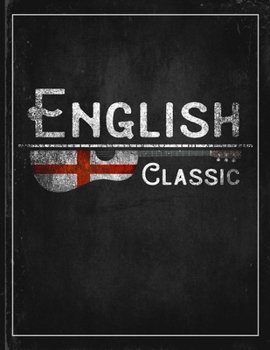 English Classic: England Flag Guitar Journal Heritage Gift Idea for Daguhter, Mom, Coworker  Planner Daily Weekly Monthly Undated Calendar Organizer Journal