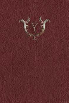 Paperback Monogram "y" Meeting Notebook Book