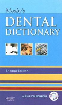 Paperback Mosby's Dental Dictionary [With CDROM] Book
