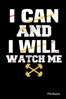 Paperback I Can And I Will Watch Me: Kariertes A5 Notizbuch oder Heft f?r Sch?ler, Studenten und Erwachsene Book