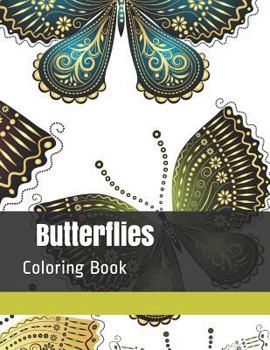 Paperback Butterflies: Coloring Book
