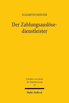 Paperback Der Zahlungsauslosedienstleister [German] Book