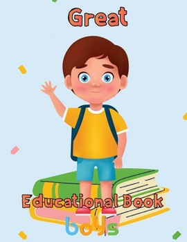 Paperback Great Educational Book Boys: 8.5''x11''/Educational books Book