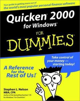 Paperback Quicken 2000 for Windows for Dummies Book