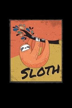 Paperback Sloth: 6x9 Sloth - dotgrid - dot grid paper - notebook - notes Book