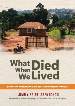 Paperback What died when we Lived Book
