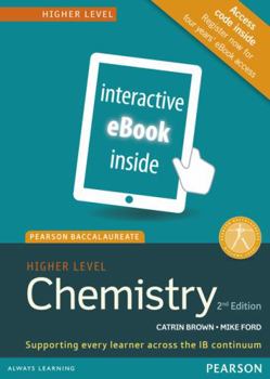 Misc. Supplies Pearson Baccalaureate Chemistry Higher Level 2nd Edition eBook Only Edition (Etext) for the Ib Diploma Book