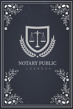Notary Public Logbook: Vintage Blackboard Cover | A Simple Public Notary Records Log Book | Official Notary Journal Receipt Book