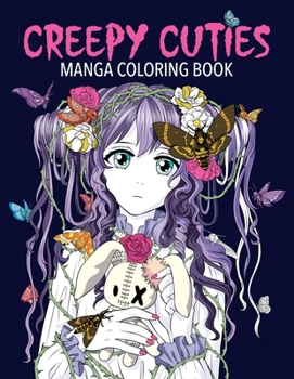 Paperback Creepy Cuties Manga Coloring Book