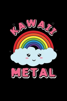 Kawaii Metal Music: Blank Lined Notebook Journal for Work, School, Office | 6x9 110 page