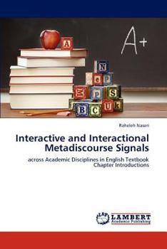 Paperback Interactive and Interactional Metadiscourse Signals Book