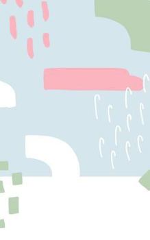 Abstract Pink Green White Blue 5 x 8” Writer’s Utility Notebook: The perfect size to take in your purse, satchel, bookbag, overnight bag, personal airplane baggage or anywhere a writer will get ideas.