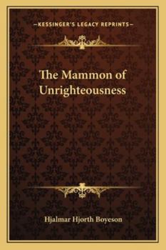 Paperback The Mammon of Unrighteousness Book