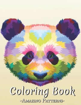 Paperback Adult Coloring Book Featuring Beautiful Animals Cute Adorable Animals Designs Perfect Coloring Books For Adults Relaxation, Adult Book ( panda-head-on Book