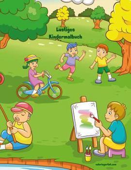 Paperback Lustiges Kindermalbuch 1 [German] Book