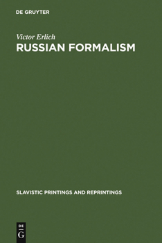 Hardcover Russian Formalism: History - Doctrine Book