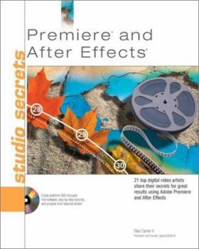 Paperback Premiere and After Effects Studio Secrets Book
