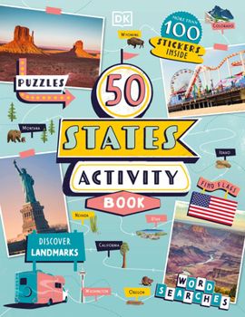 Paperback 50 States Activity Book