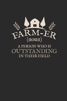 Farm-er: Blank Lined Notebook (6" x 9" - 120 pages) ~ Farmers Notebook for Daily Journal, Diary, and Gift