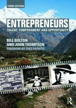 Paperback Entrepreneurs: Talent, Temperament and Opportunity Book