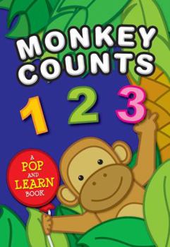 Hardcover Monkey Counts Book