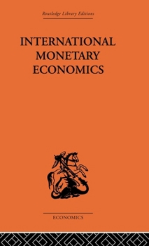 Hardcover International Monetary Economics Book
