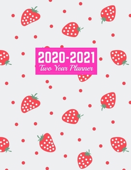 Paperback 2020-2021 Two Year Planner: Handy 24-Month Planner & Calendar - Large 8.5 x 11 (Jan 2020 - Dec 2021) Daily Weekly and Monthly Schedule - Art Cover Book