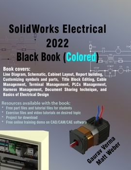 Hardcover SolidWorks Electrical 2022 Black Book (Colored) Book