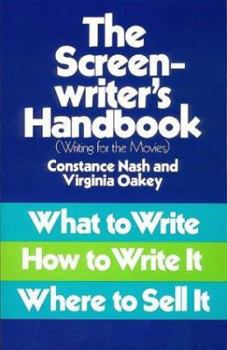 Paperback Screen-Writer's Handbook Book