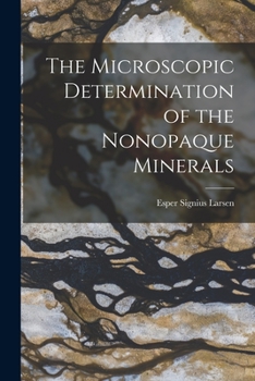 Paperback The Microscopic Determination of the Nonopaque Minerals Book