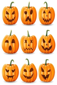 Halloween Notebook: Pumpkin Journal, A Ghostly Zombie Halloween Notebook/Journal October Notebook for October Birthdays, Halloween Birthdays, Trick or ... halloween journal zombie halloween Notebook