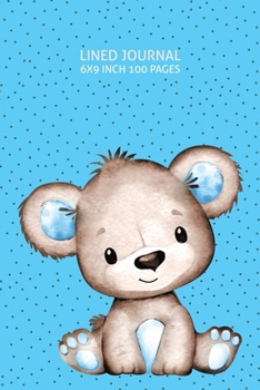 Paperback Baby Bear Lined Journal: 100 Page Lined Journal - 6x9 inch Book