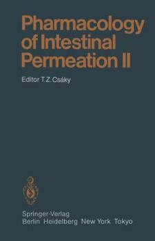 Paperback Pharmacology of Intestinal Permeation II Book
