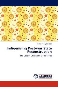 Paperback Indigenising Post-war State Reconstruction Book