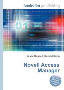 Paperback Novell Access Manager Book