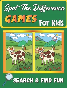 Paperback Spot The Difference Games For Kids: Spot-the-Differences Around the World (Dover Children's Activity Books) Book