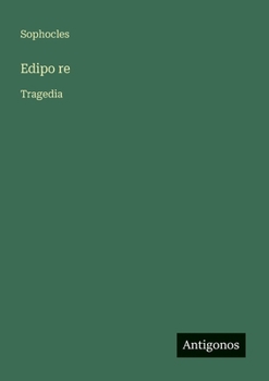 Paperback Edipo re: Tragedia [Italian] Book