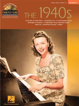 Hardcover The 1940s: Piano Play-Along Volume 55 Book